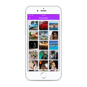 Influencer App Photo Gallery