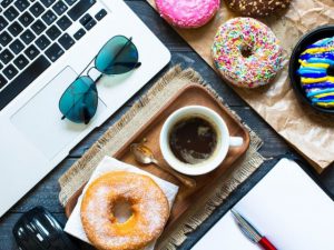 How to beat the Instagram algorithm. Food coffee donuts.