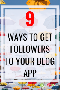 Online Influencer app for Bloggers