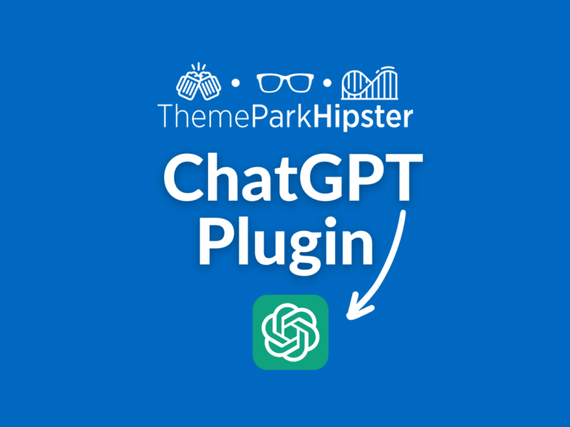 Conquer the Crowds with the ThemeParkHipster ChatGPT Plugin